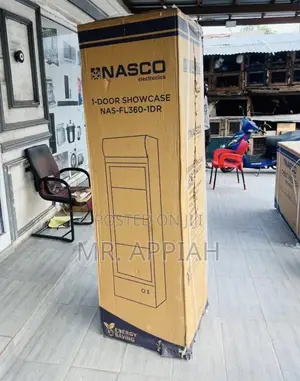 Classic Nasco NasFl360-1dr Glass Door Beverage Cooler.