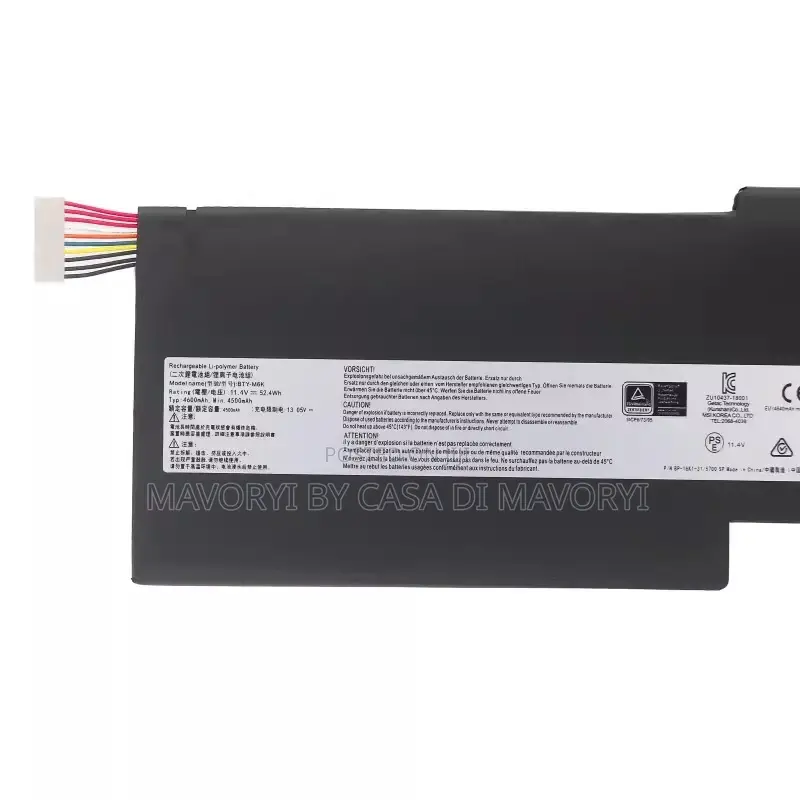 Bty-M6k Battery for Msi Ms 17b4 Ms 16k3 Gf63 Fine 8rd 8rc Gf75 3rd 8rc