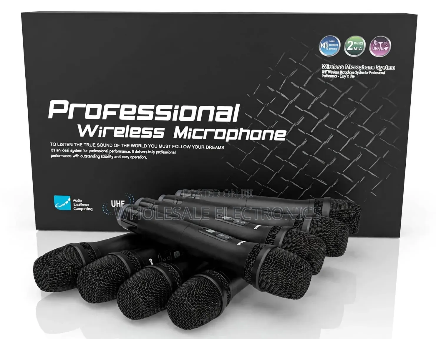 Shure-Am-801- 8-in-1 Professional Wireless Microphone System