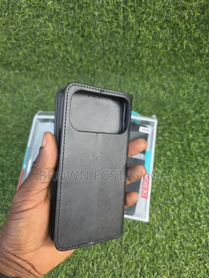 iPhone 16 Pro Max/ 17 Pro Max Leather Flip Case