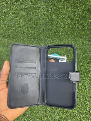 iPhone 16 Pro Max/ 17 Pro Max Leather Flip Case