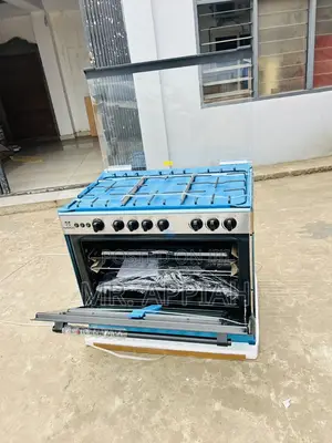Shop Nasco 5 Gas Burner With Oven Grill(Gray) 