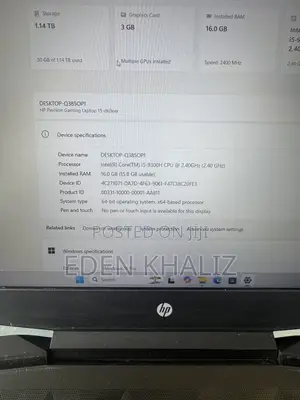 Laptop HP Pavilion 15 16GB Intel Core i5 HDD+SSD 1T