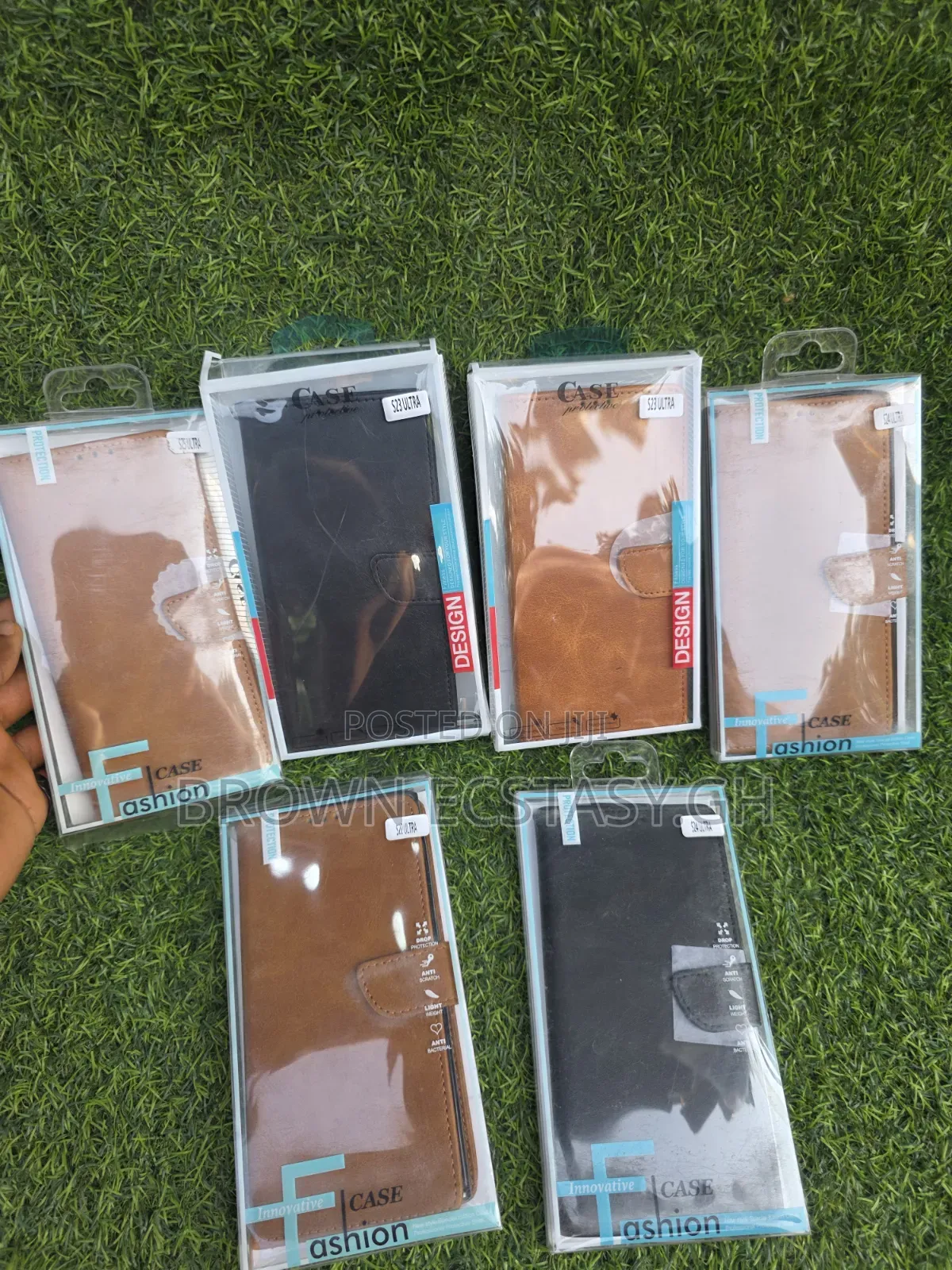 Samsung Galaxy Leather Flip Case for S22/S23/S24/S25 Ultra