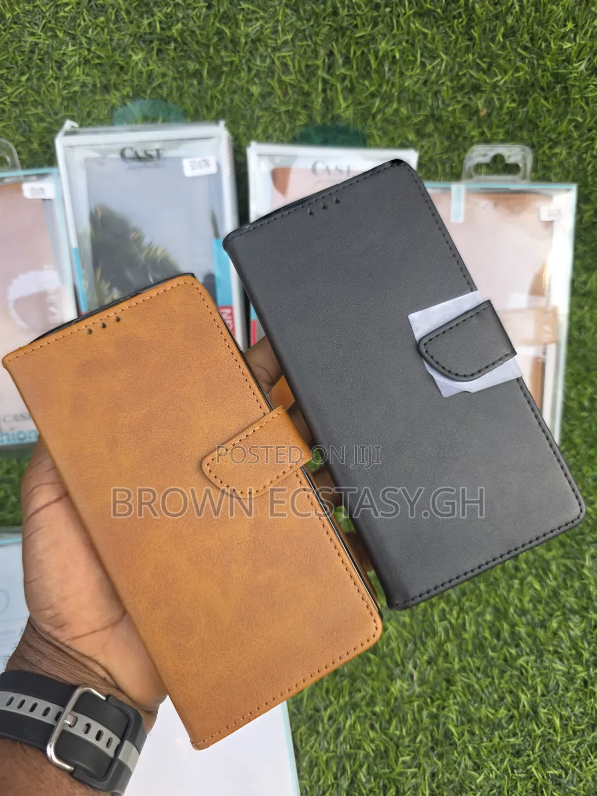 Samsung Galaxy Leather Flip Case for S22/S23/S24/S25 Ultra