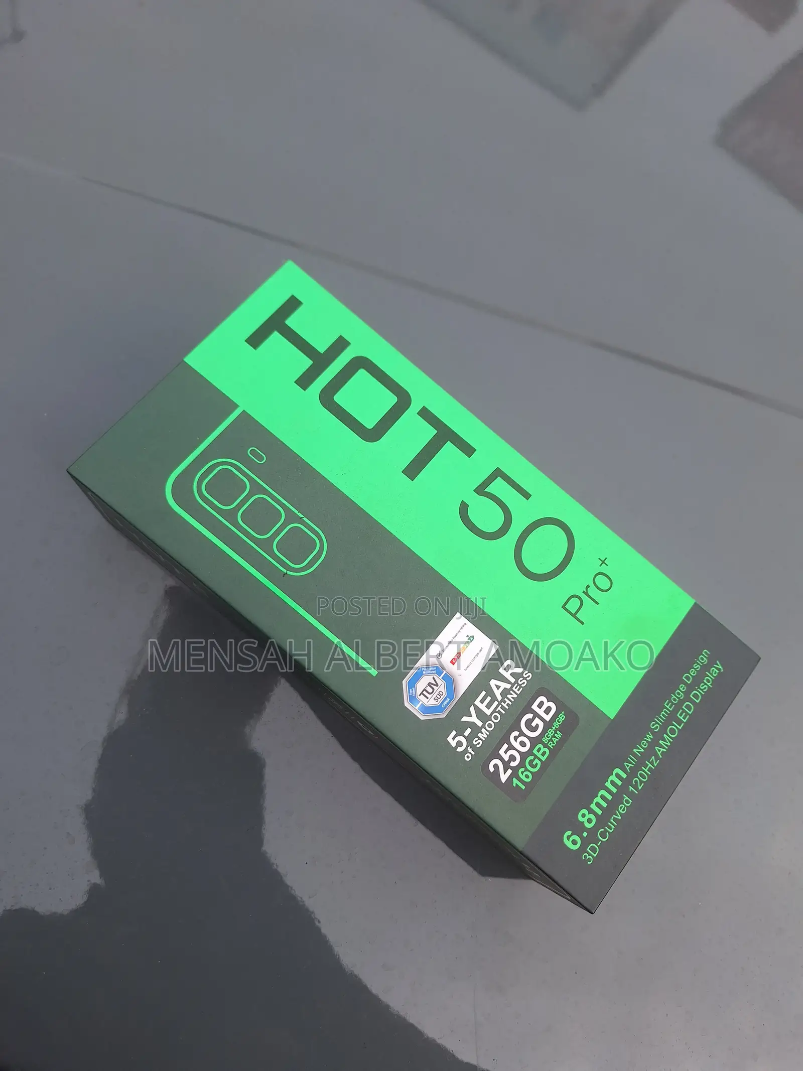 New Infinix Hot 50 Pro+ 4G 256 GB Black