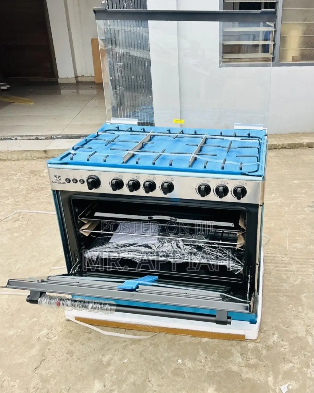 Shop Classic Nasco 5 Gas Burner With Oven(Glass Lid).
