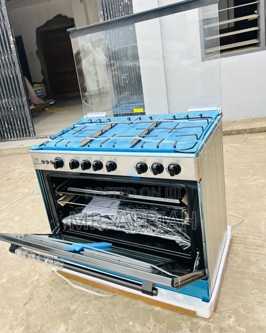 Shop Classic Nasco 5 Gas Burner With Oven(Glass Lid).