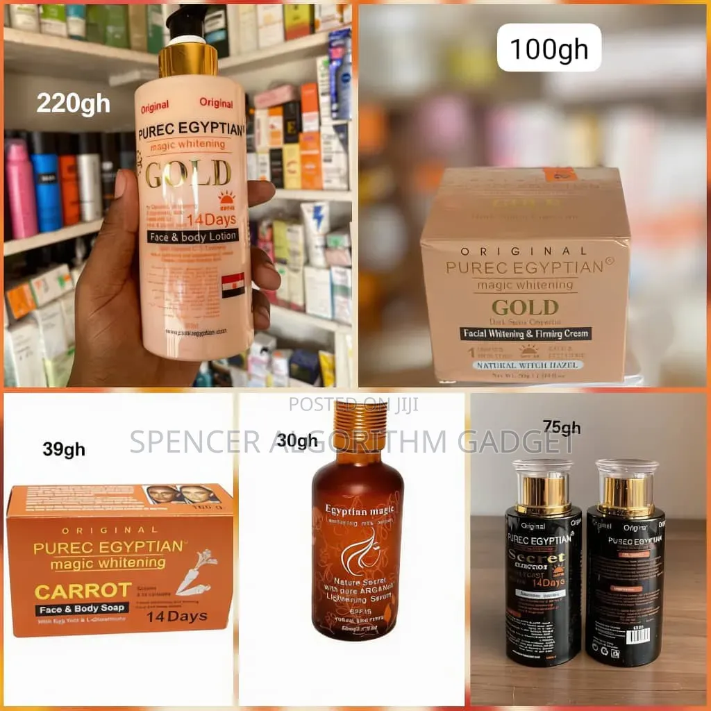 Pure Egyptian Gold/Secrete Set/ Egyptian Magic Whitening Milk Serum
