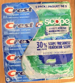 Crest Toothpaste (5-Pack) Complete Plus Scope
