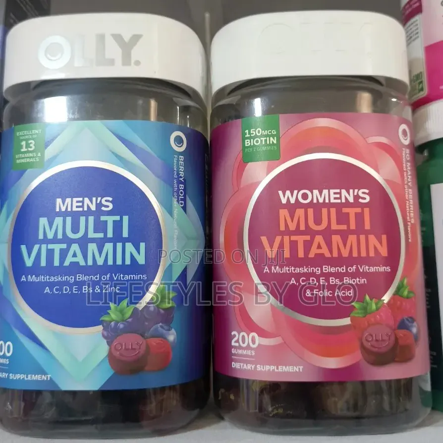 OLLY Multivitamin Gummies Men and Women: 200 Counts