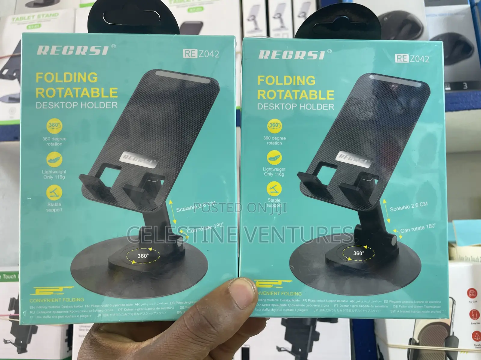 Folding Rotatable Stand Holder