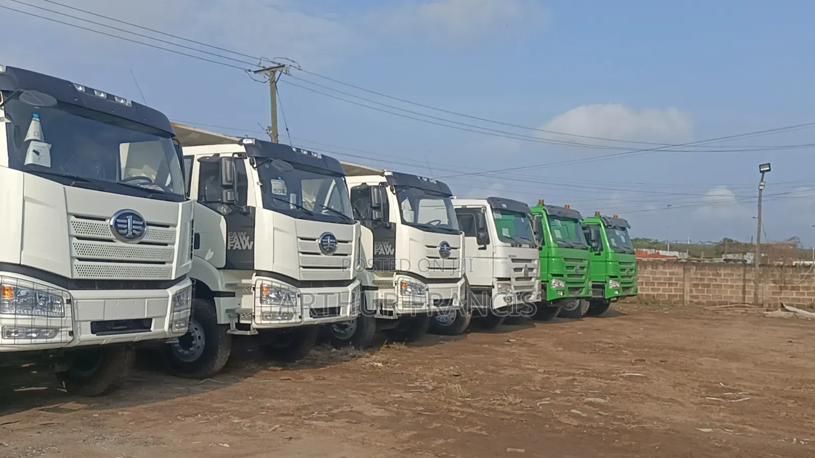Borongda Trucks and Machinery Ghana Limited We Sell Brand New Trucks