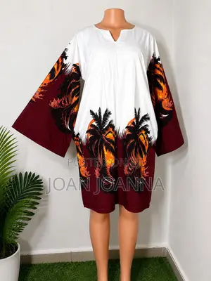 A-Line Dress With Bell Sleeve