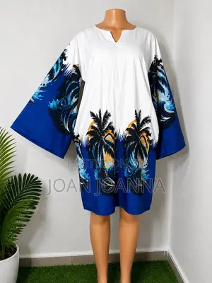 A-Line Dress With Bell Sleeve
