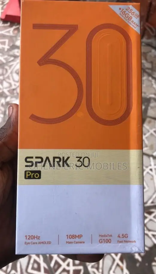 New Tecno Spark 30 Pro 256 GB Gold
