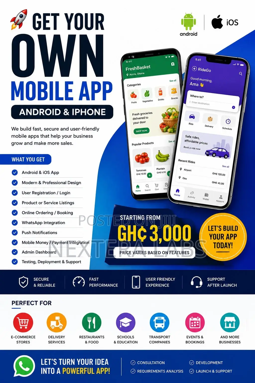 Android iOS Mobile App Development