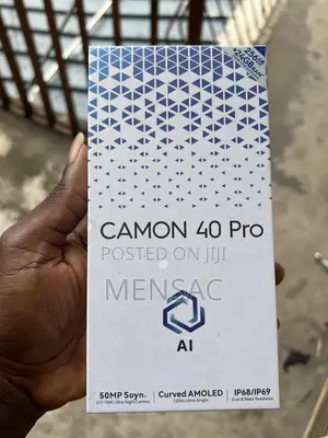 New Tecno Camon 40 Pro 5G 256 GB Black