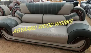 Quality Wood Frame Sofa Set