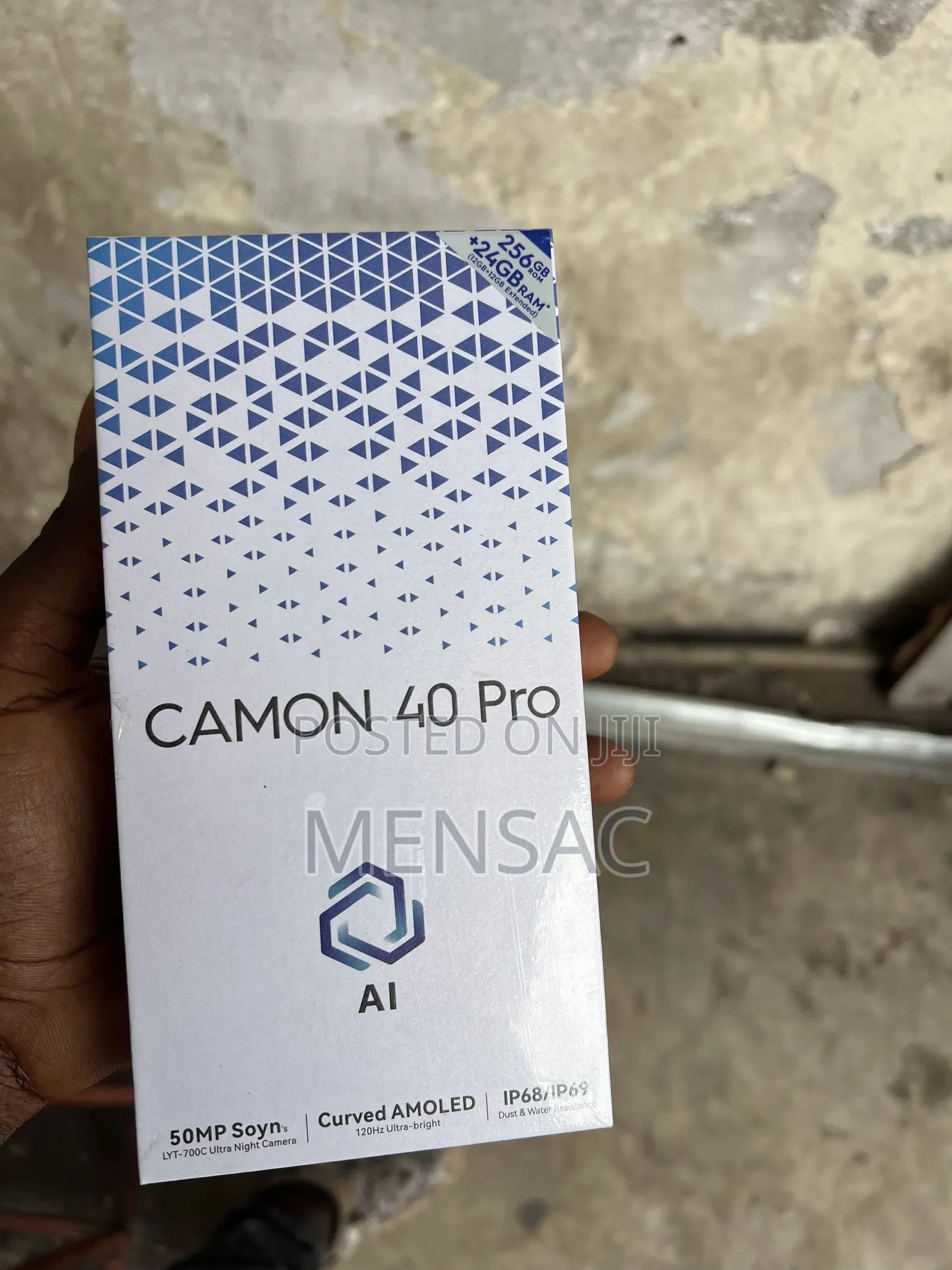 New Tecno Camon 40 Pro 5G 256 GB Black