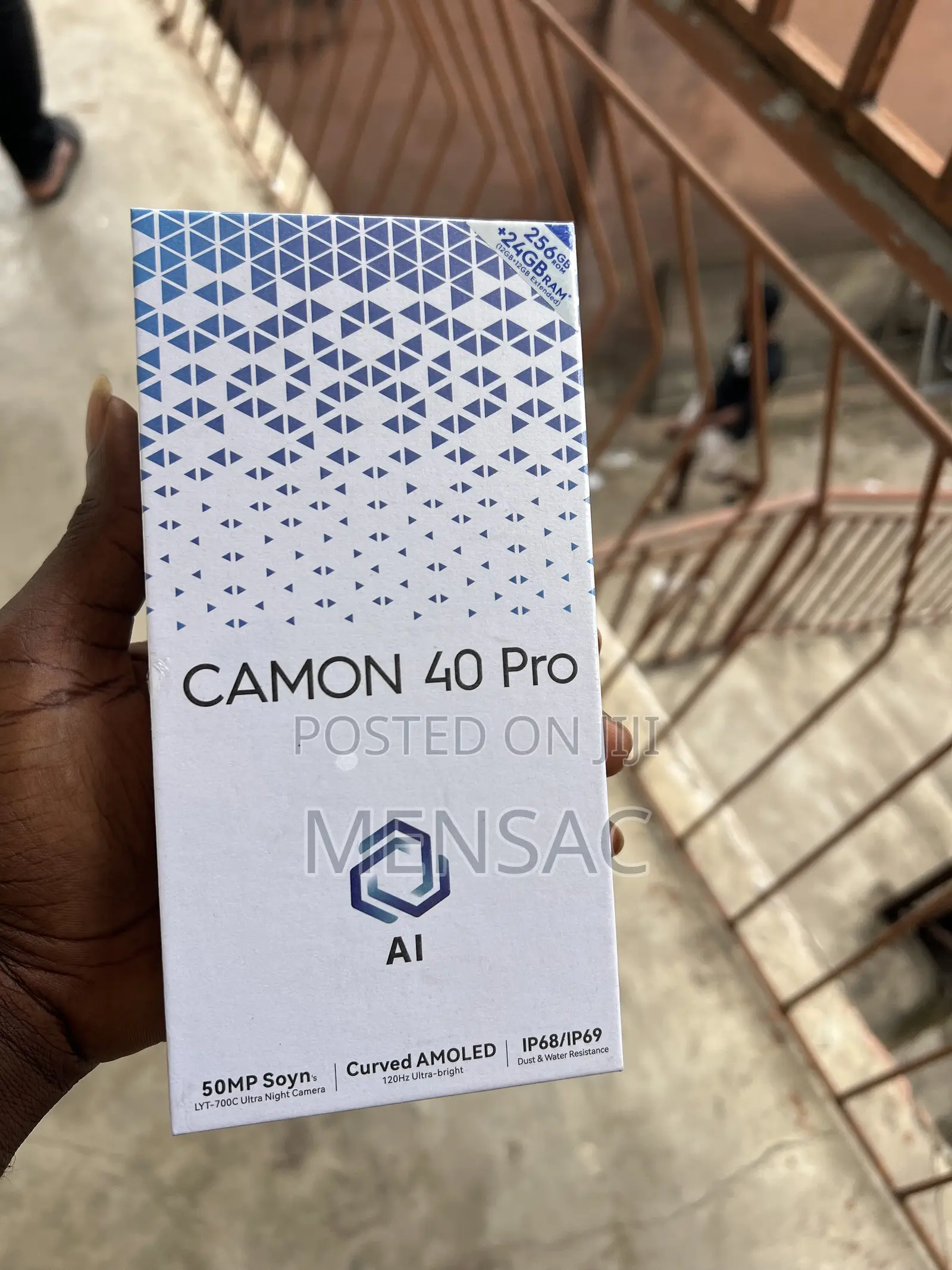 New Tecno Camon 40 Pro 5G 256 GB Black