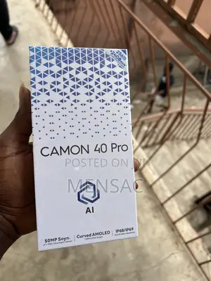 New Tecno Camon 40 Pro 5G 256 GB Black
