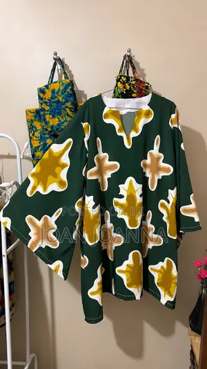 A-Line Dress With Bell Sleeve