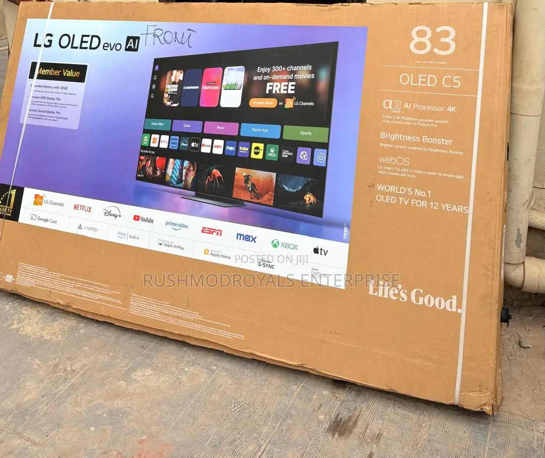 LG OLED Evo AI (OLED83C5AUA) 83inchs Smart TV