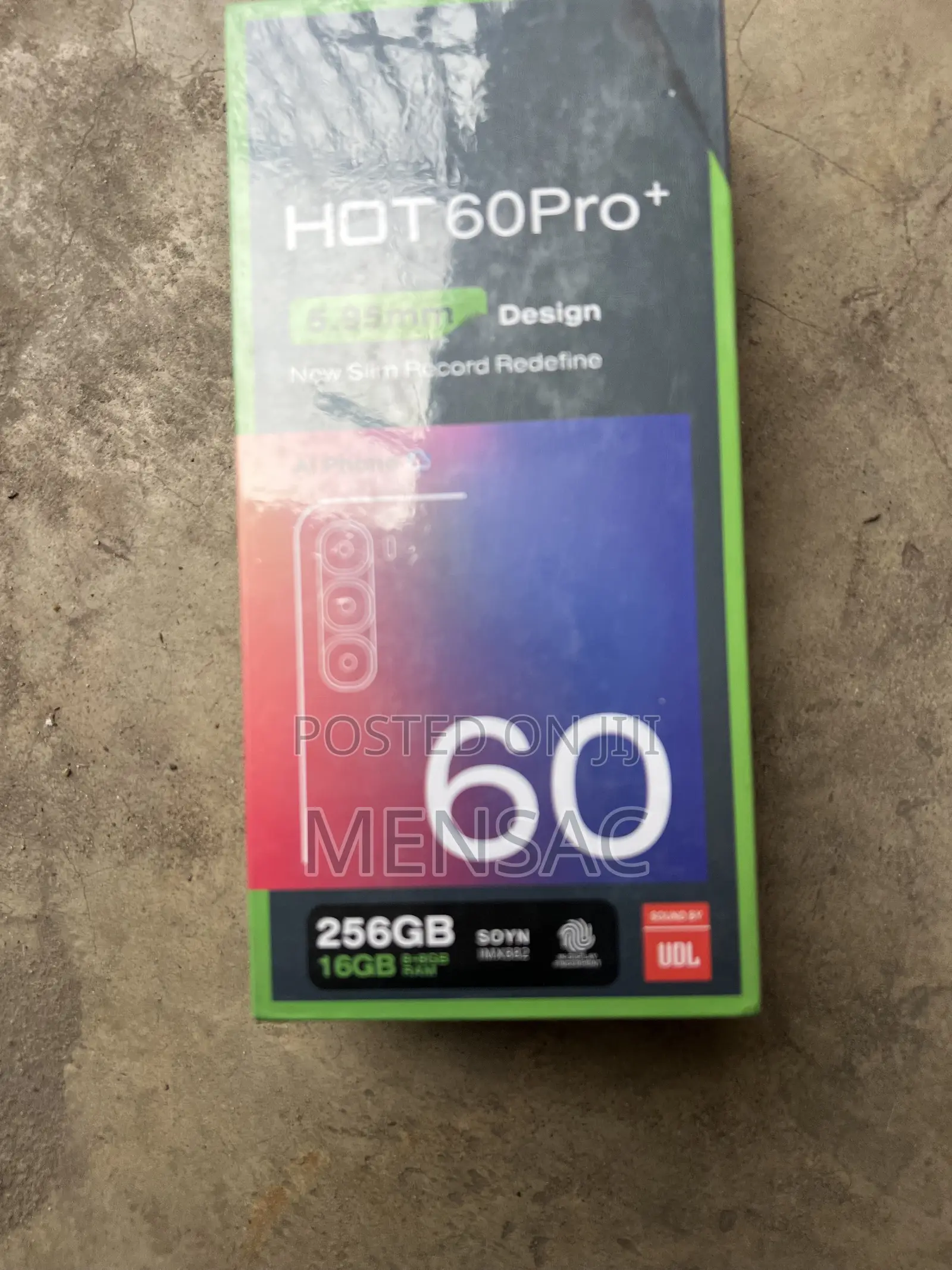 New Infinix Hot 60 Pro+ 256 GB Black