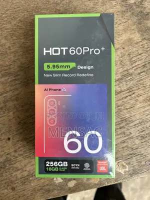 New Infinix Hot 60 Pro+ 256 GB Black
