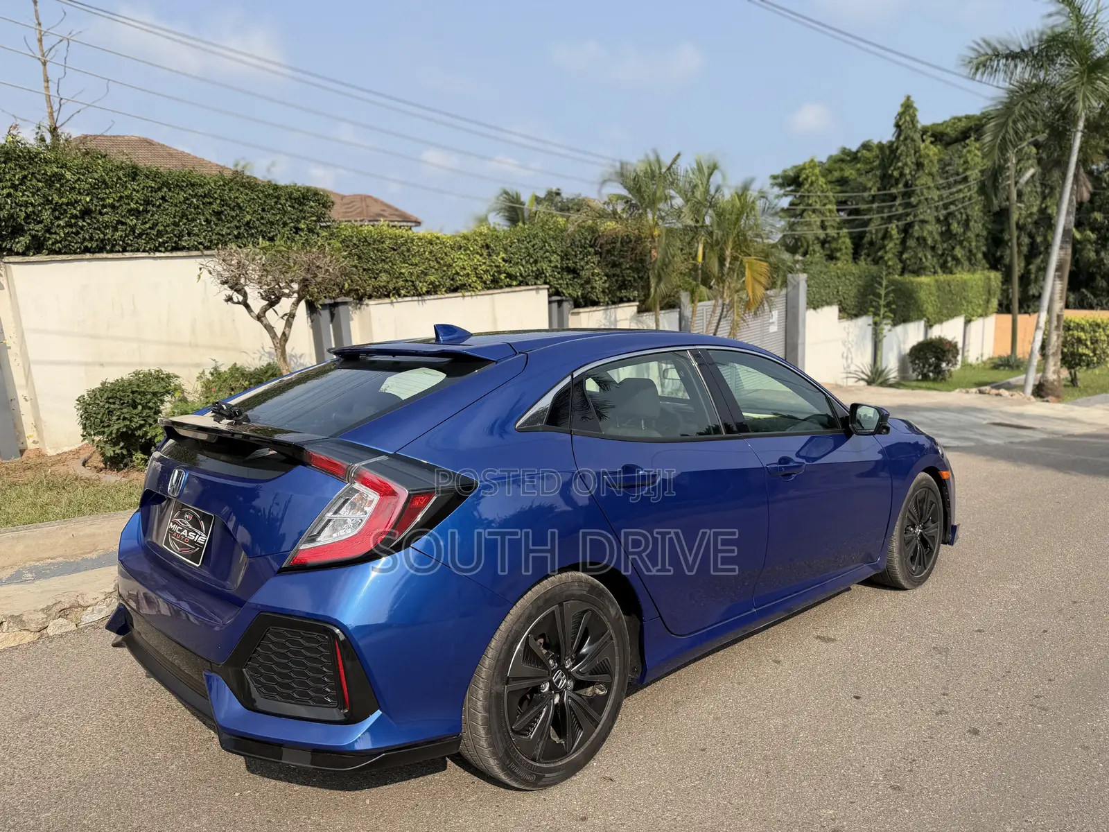 Honda Civic Sport Hatchback 2019 Blue