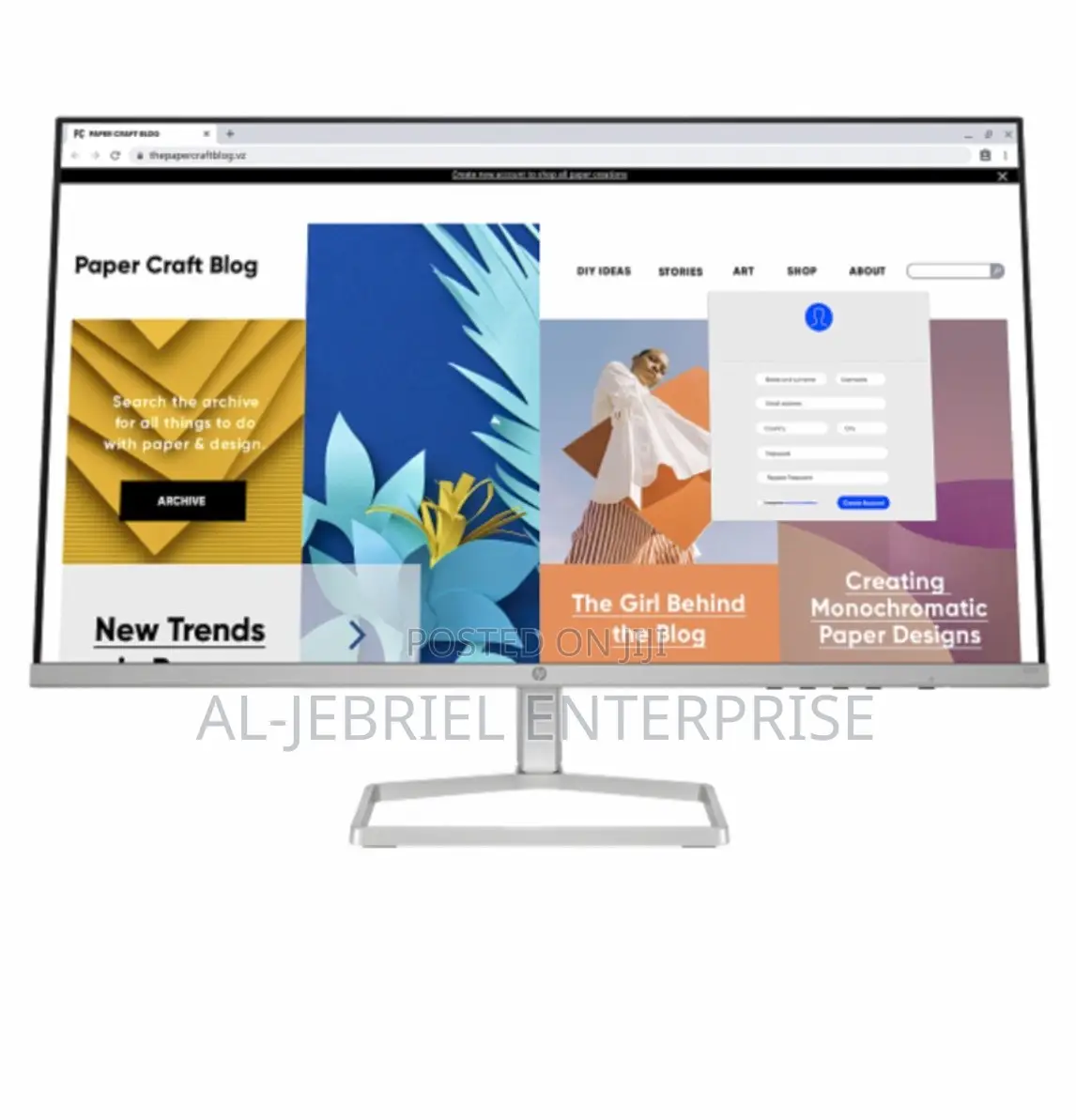 HP 27” FHD Monitor (527sf)