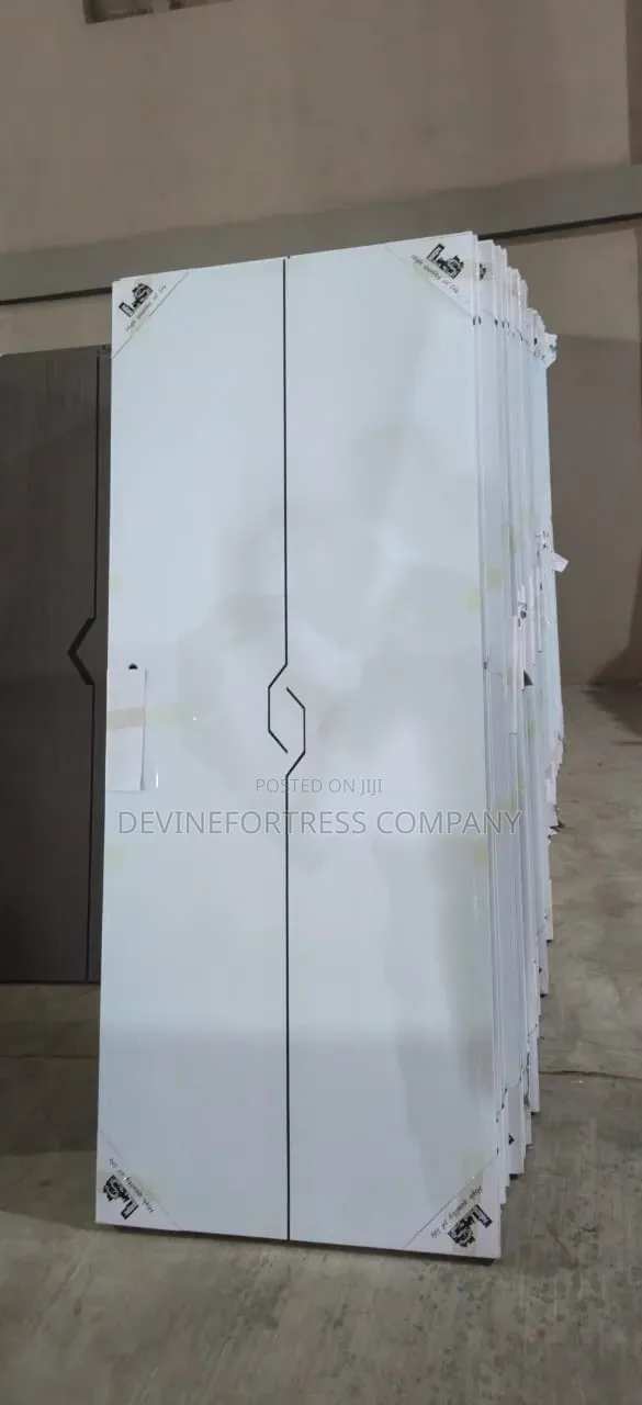 High Quality PVC Bedroom Doors White Colors