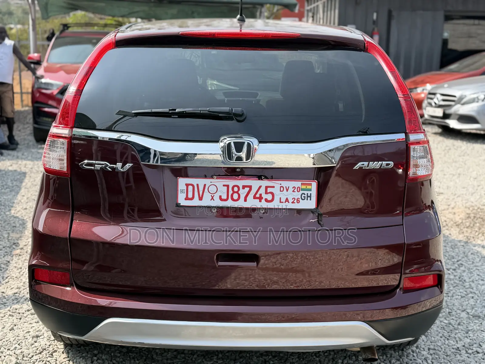 Honda CR-V EX-L w/Navigation 4dr SUV AWD (2.4L 4cyl CVT) 2015 Burgundy