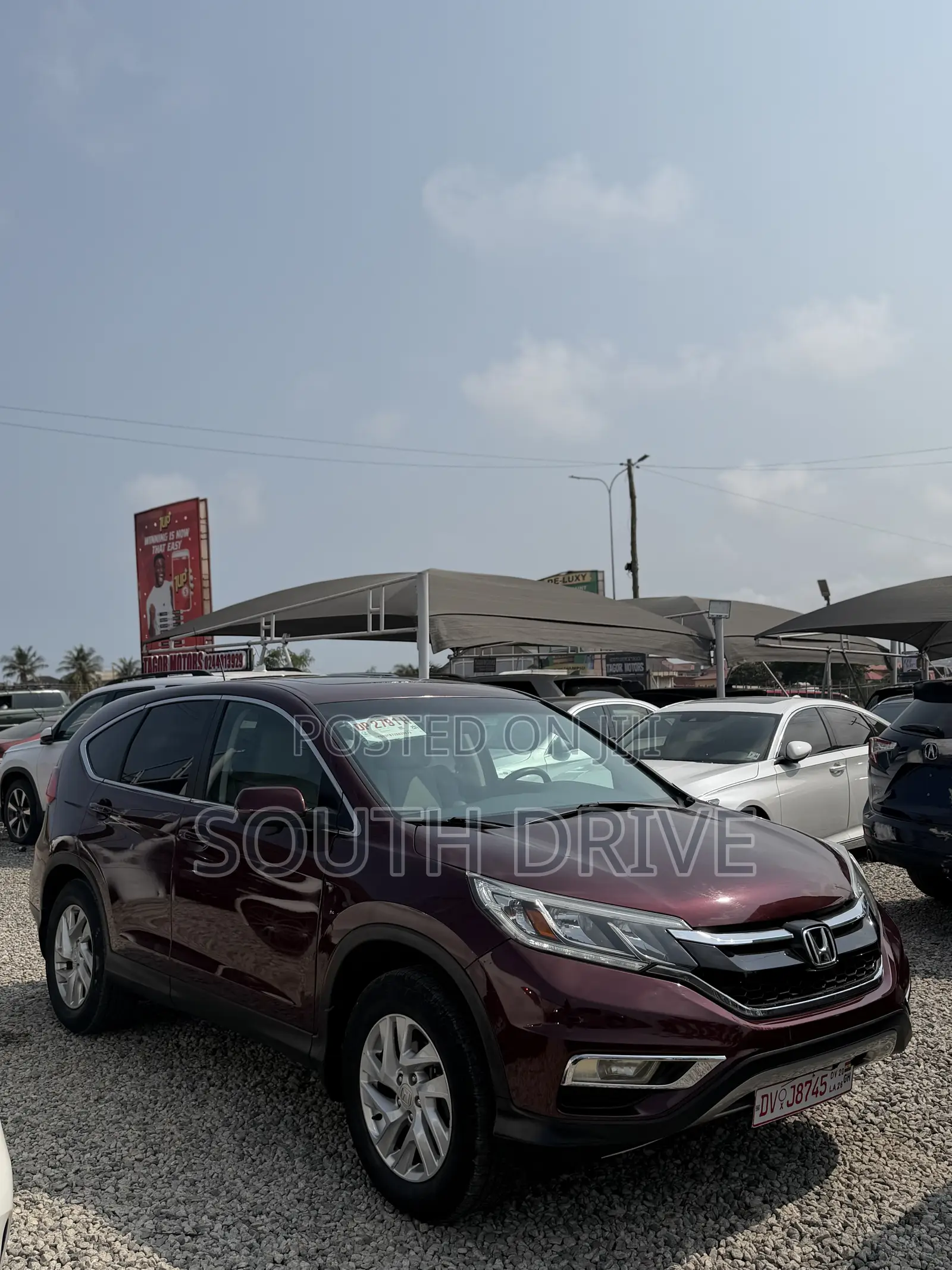 Honda CR-V EX-L 4dr SUV AWD (2.4L 4cyl CVT) 2015 Burgundy
