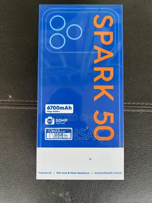 New Tecno Spark 50 128 GB Black