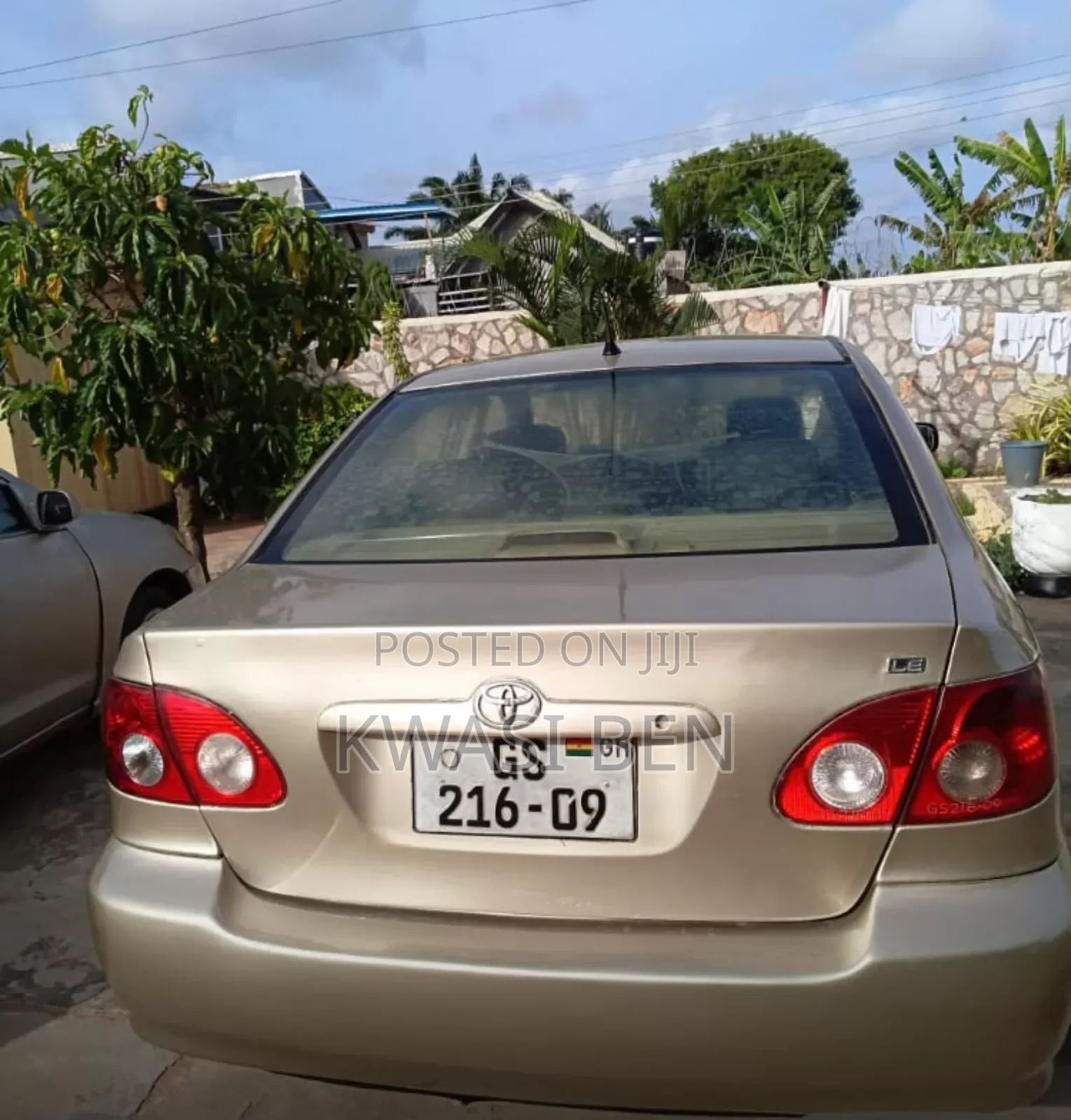 Toyota Corolla 2007 Gold