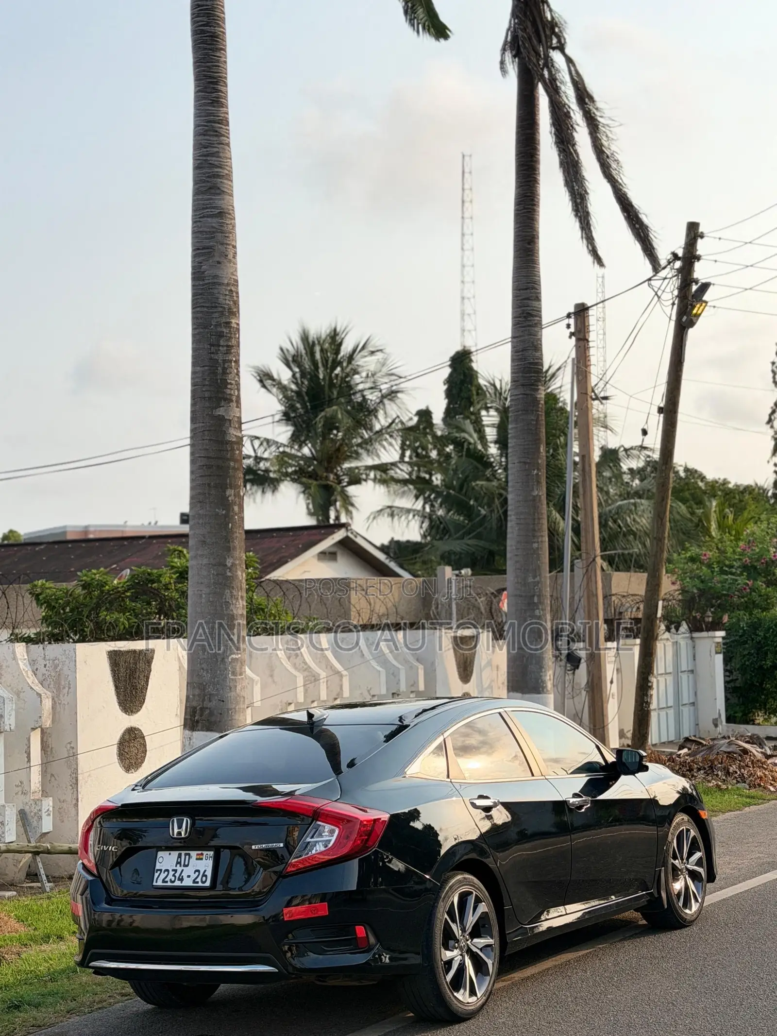 Honda Civic Touring Sedan 2019 Black