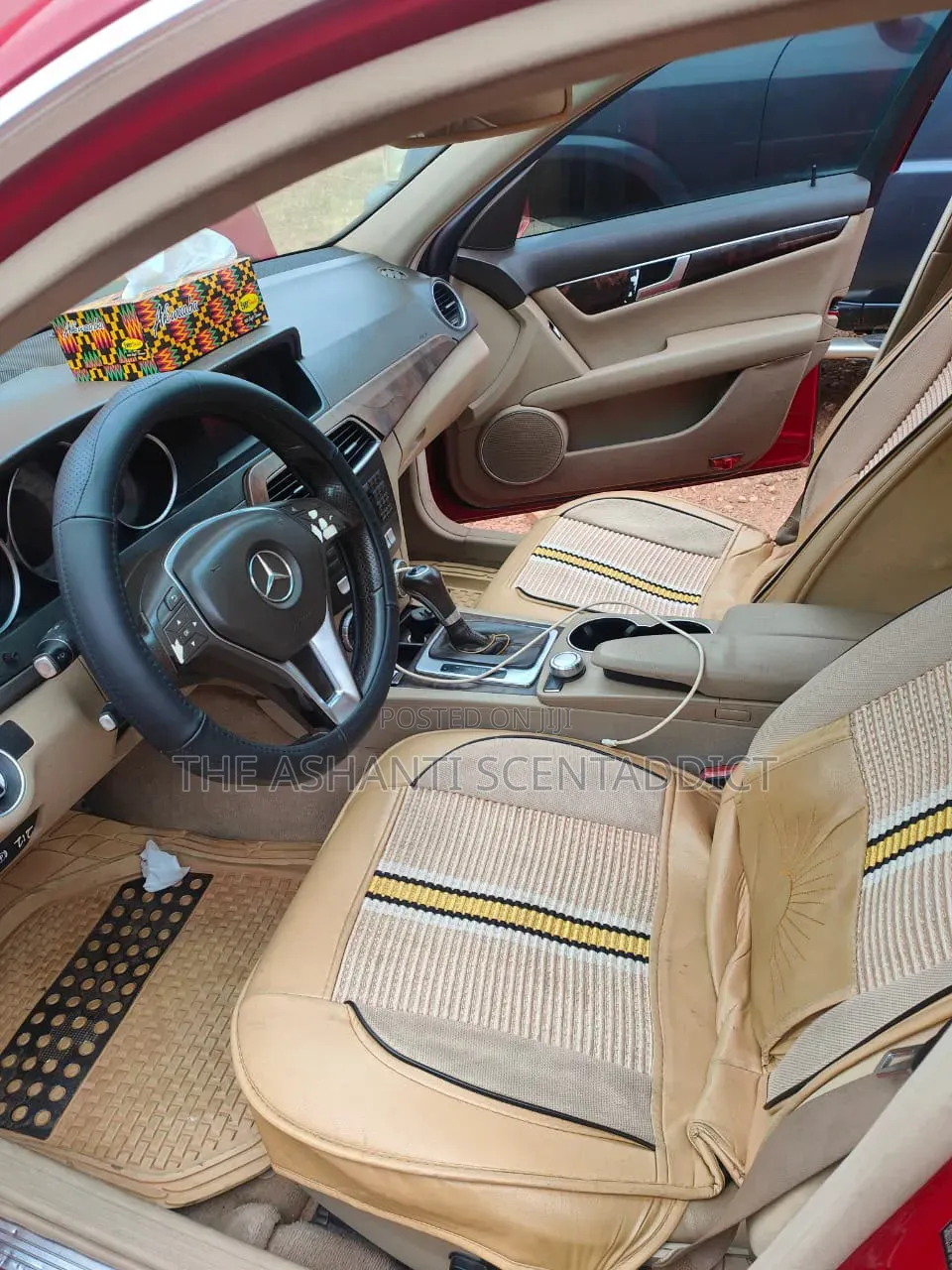 Mercedes-Benz C250 2014 Red