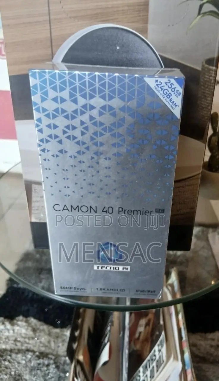 New Tecno Camon 40 Premier 5G 256 GB Black
