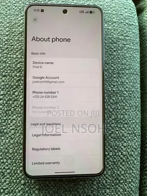 New Google Pixel 8 128 GB Gray
