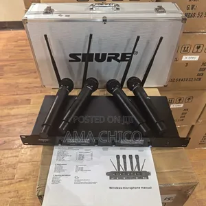 Professional Shure 4 in 1 Microphone With Case