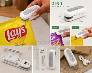 2-in-1 Mini Bag Sealer Cutter – Portable Food Sealing Machine
