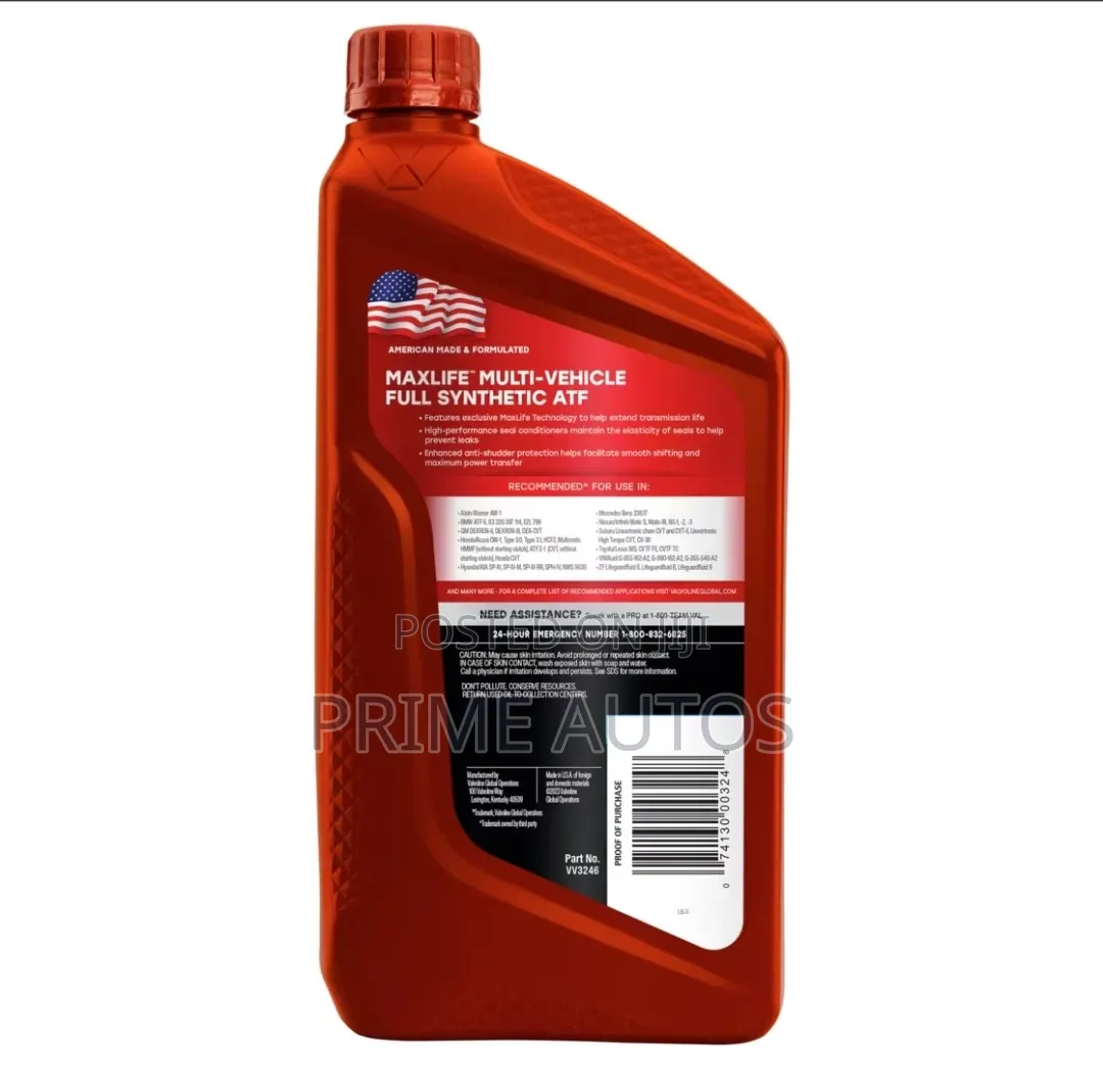 Valvoline Maxlife Atf 1l