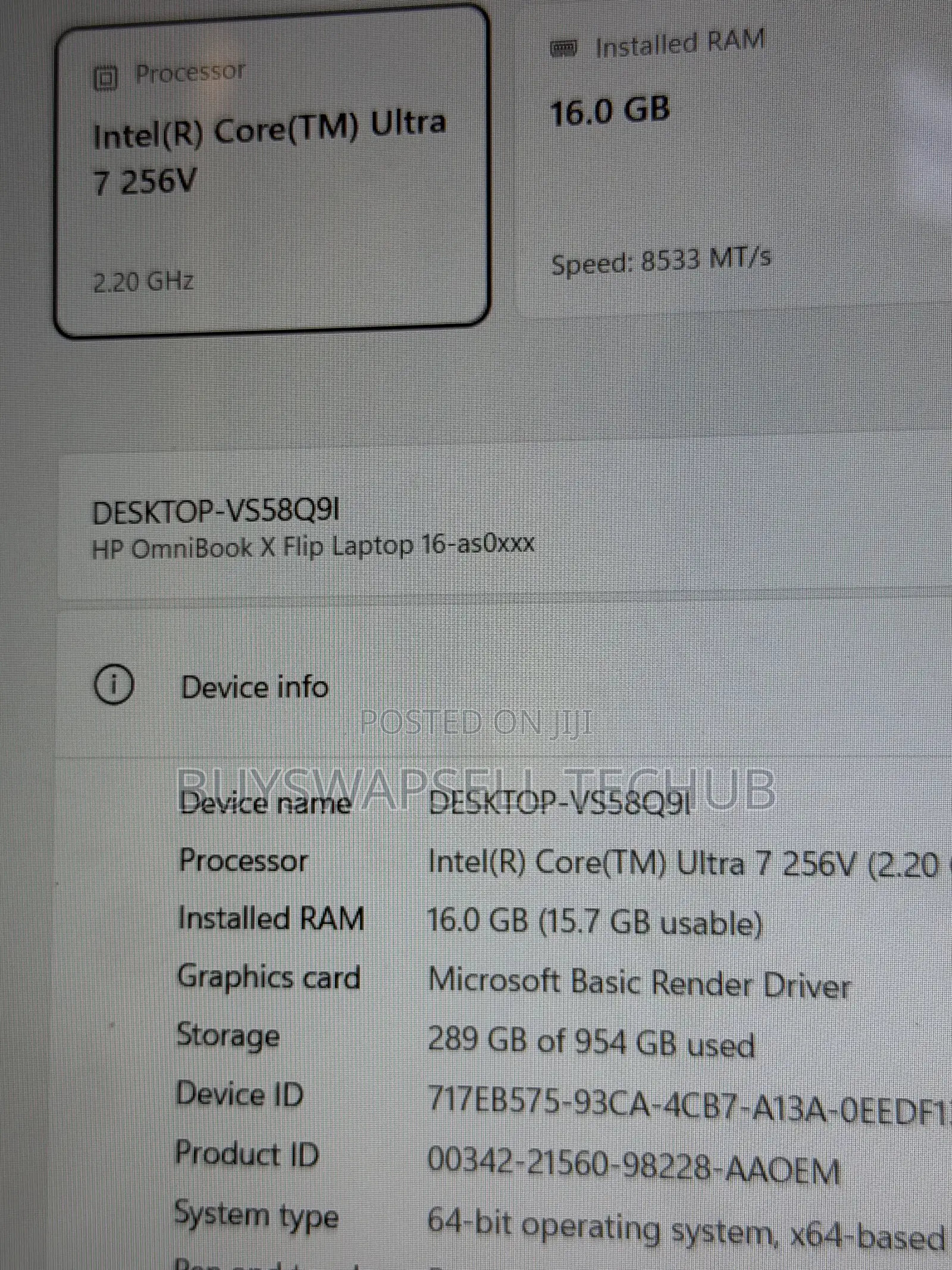 Laptop HP OmniBook X Flip 16" 16GB Intel Core Ultra 7 SSD 1T