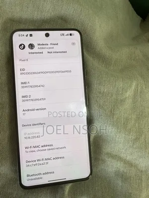 New Google Pixel 8 128 GB Gray