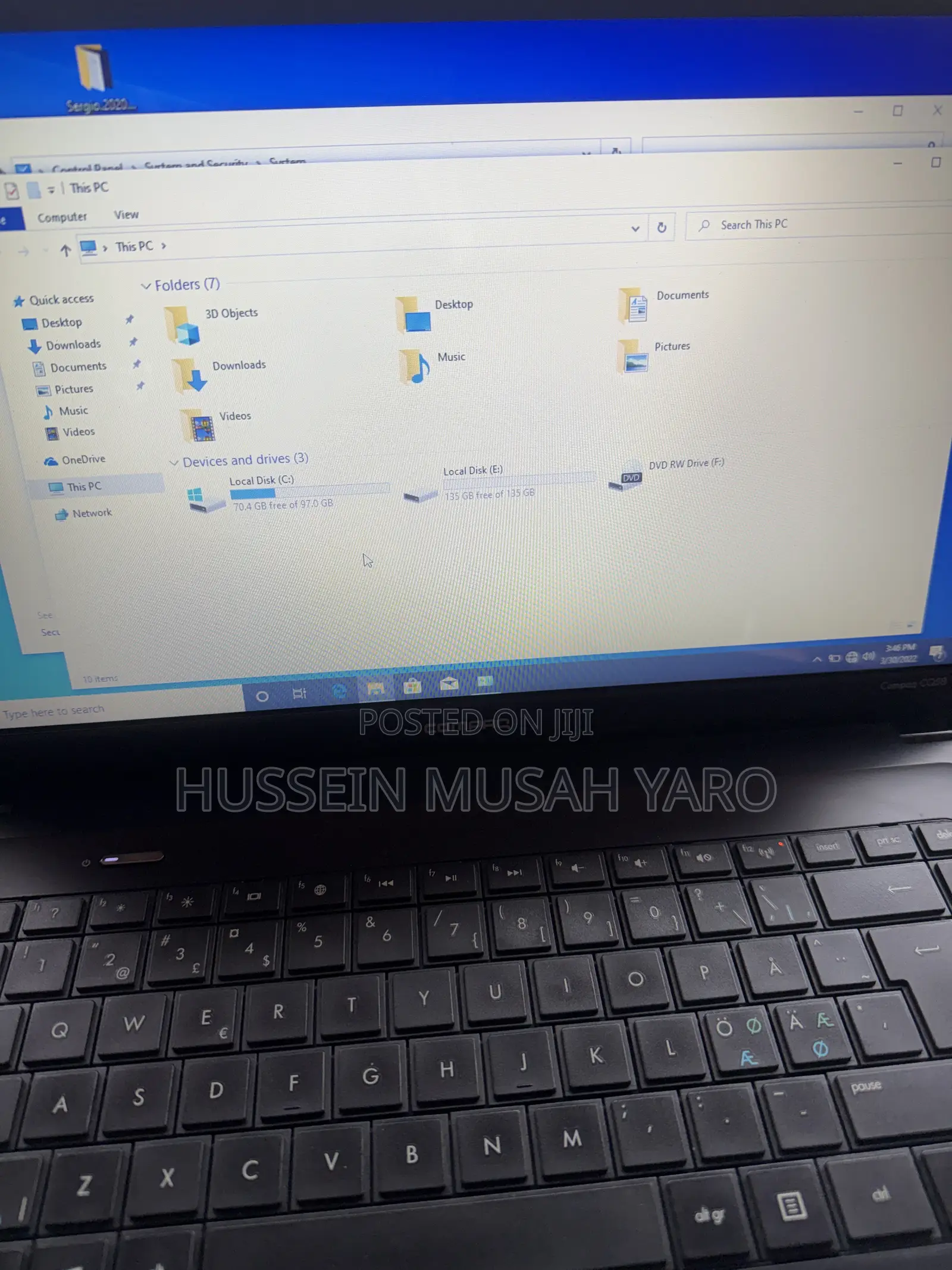 Laptop HP 650 G1 4GB Intel HDD 250GB