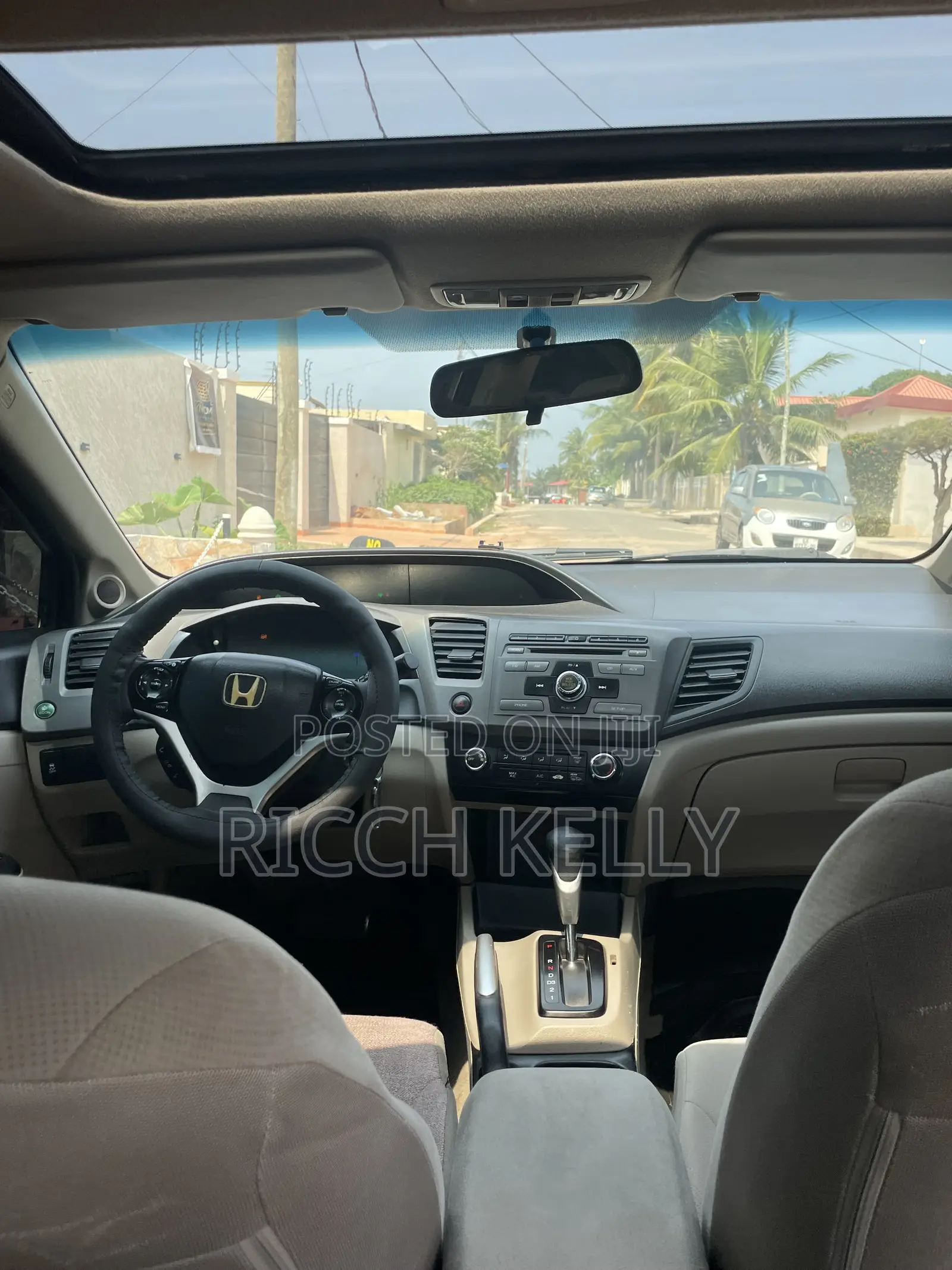 Honda Civic Sedan EX 2013 Brown