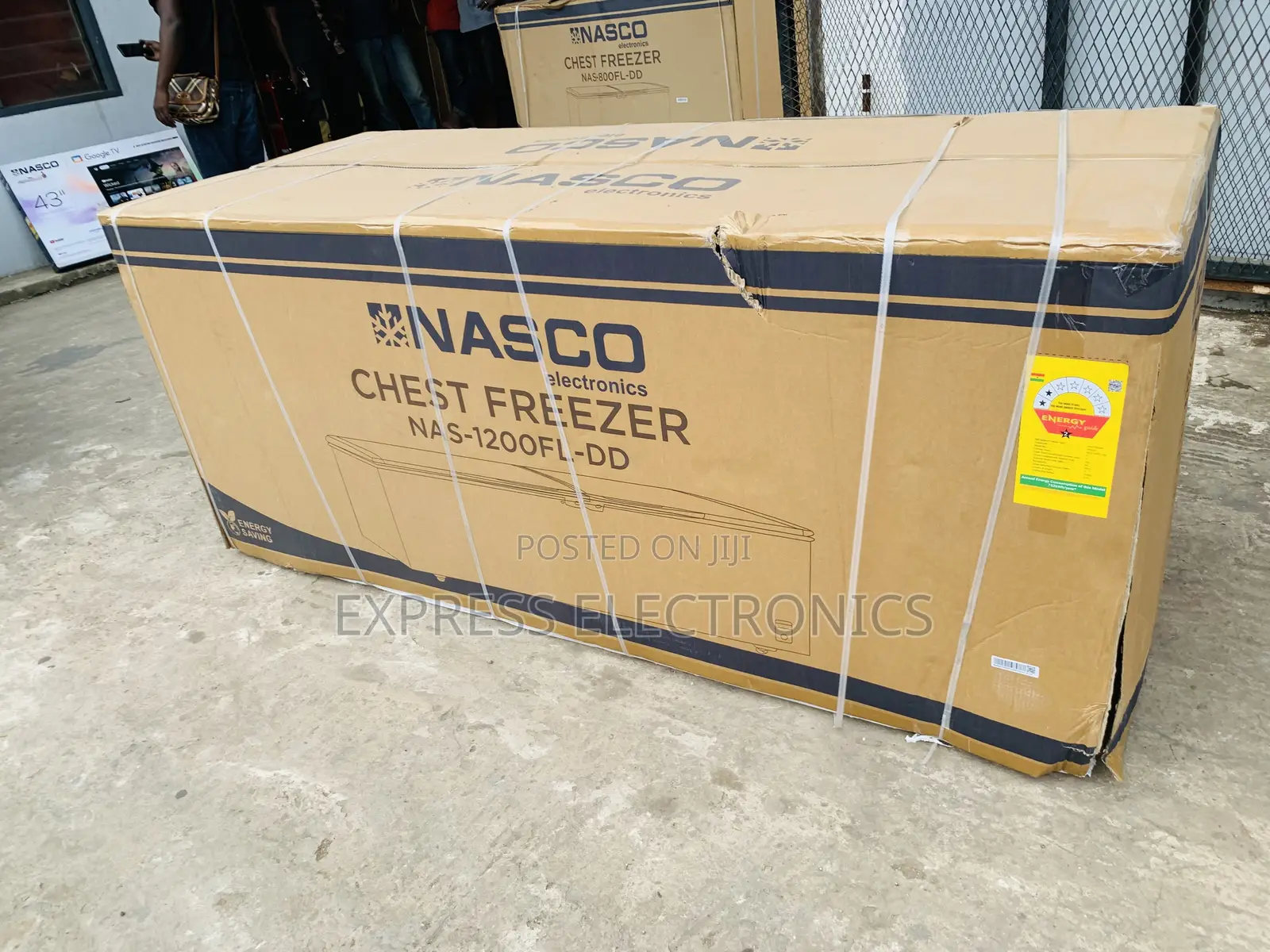 Call  Nasco NAS-1200FL-DD 800Litre Double Door Chest Freezer