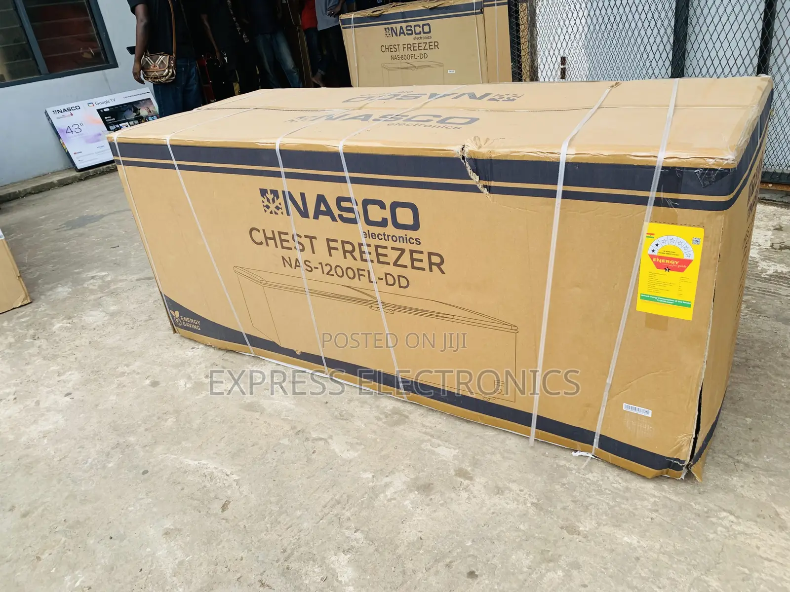 Limited Nasco NAS-1200FL-DD 800Litre Double Door Chest Freezer